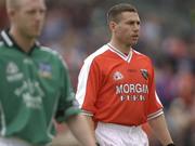 20 July 2003; Armagh's Diarmaid Marsden pictured during the pre match parade. Bank of Ireland Senior Football Championship qualifier, Limerick v Armagh, Dr Hyde Park, Roscommon. Picture credit; Damien Eagers / SPORTSFILE *EDI*