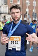 29 October 2017; Eanna Ryan following the SSE Airtricity Dublin Marathon 2017 at Merrion Square in Dublin City. 20,000 runners took to the Fitzwilliam Square start line to participate in the 38th running of the SSE Airtricity Dublin Marathon, making it the fifth largest marathon in Europe. Photo by Sam Barnes/Sportsfile