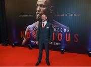 1 November 2017; Coach John Kavanagh arrives at the Conor McGregor Notorious film premiere at the Savoy Cinema in Dublin. Photo by David Fitzgerald/Sportsfile