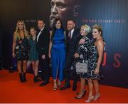 1 November 2017; Conor McGregor arrives with his family to the Conor McGregor Notorious film premiere at the Savoy Cinema in Dublin. Photo by David Fitzgerald/Sportsfile