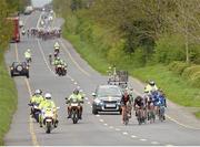 20 May 2013; A general view of compeititors in action between Longford and Roscommon during stage 2 of the 2013 An Post Rás, Longford - Nenagh. Photo by Sportsfile