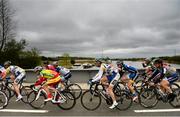 20 May 2013; A general view of the riders as they cross the River Shannon in Portumna during Stage 2 of the 2013 An Post Rás. Longford - Nenagh. Photo by Sportsfile