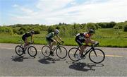 21 May 2013; The leading peleton, from right, Dan Barry, NODE4 Giordana, Sean Downey, An Post Chain Reaction, and Roger Aiken, Louth Prague Charter Team, on the Rathkeale Bypass during Stage 3 of the 2013 An Post Rás. Nenagh - Listowel. Photo by Sportsfile