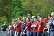 21 May 2013; British & Irish Lions fans watch on during squad training ahead of their British & Irish Lions Tour 2013. British & Irish Lions Tour 2013 Squad Training, Carton House, Maynooth, Co. Kildare. Picture credit: Stephen McCarthy / SPORTSFILE