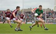 19 May 2013; Darren Coen, Mayo, in action against Keith Kelly, Galway. Connacht GAA Football Senior Championship Quarter-Final, Galway v Mayo, Pearse Stadium, Salthill, Galway. Picture credit: Diarmuid Greene / SPORTSFILE