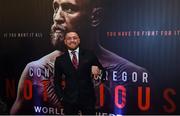 1 November 2017; Conor McGregor arrives at the Conor McGregor Notorious film premiere at the Savoy Cinema in Dublin. Photo by David Fitzgerald/Sportsfile