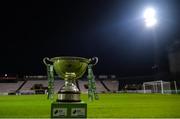 1 November 2017; The Dr Tony O'Neill perpetual trophy before the SSE Airtricity National Under 19 League Final match between Bohemians and St Patrick's Athletic at Dalymount Park in Dublin. Photo by Piaras Ó Mídheach/Sportsfile