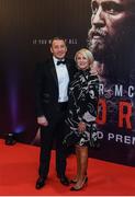 1 November 2017; Tony and Margaret McGregor arrive at the Conor McGregor Notorious film premiere at the Savoy Cinema in Dublin. Photo by David Fitzgerald/Sportsfile