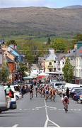 22 May 2013; The leading group make their way through Kenmare, Co. Kerry, during Stage 4 of the 2013 An Post Rás. Listowel - Glengarriff. Photo by Sportsfile