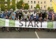 22 May 2013; A general view of the start of Stage 4 of the 2013 An Post Rás. Listowel - Glengarriff. Photo by Sportsfile