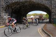 22 May 2013; The leading group make their way under a bridge in Killarney, Co. Kerry, during Stage 4 of the 2013 An Post Rás. Listowel - Glengarriff. Photo by Sportsfile