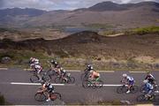 22 May 2013; The leading group pass through Ladies View, Killarney, Co. Kerry, during Stage 4 of the 2013 An Post Rás. Listowel - Glengarriff. Photo by Sportsfile