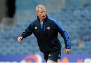 24 May 2013; Leinster captain Leo Cullen during the captain's run ahead of their Celtic League Grand Final against Ulster on Saturday. Leinster Rugby Squad Captain's Run, RDS, Ballsbridge, Dublin. Picture credit: Matt Browne / SPORTSFILE