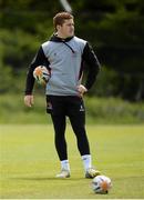 24 May 2013; Ulster's Paddy Jackson during the captain's run ahead of their Celtic League Grand Final against Leinster on Saturday. Ulster Rugby Captain's Run, Newforge Country Club, Belfast, Co. Antrim. Picture credit: Oliver McVeigh / SPORTSFILE