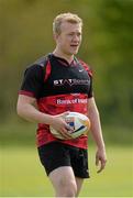 24 May 2013; Ulster's Stuart Olding during the captain's run ahead of their Celtic League Grand Final against Leinster on Saturday. Ulster Rugby Captain's Run, Newforge Country Club, Belfast, Co. Antrim. Picture credit: Oliver McVeigh / SPORTSFILE