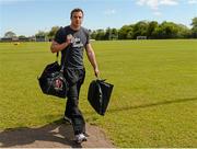 24 May 2013; Ulster's Tommy Bowe after the captain's run ahead of their Celtic League Grand Final against Leinster on Saturday. Ulster Rugby Captain's Run, Newforge Country Club, Belfast, Co. Antrim. Picture credit: Oliver McVeigh / SPORTSFILE