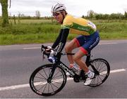 24 May 2013; Marcin Bialoblocki, Britain UK Youth Pro Cycling, who retained his yellow jersey, in action during Stage 6 of the 2013 An Post Rás. Mitchelstown – Carlow. Photo by Sportsfile