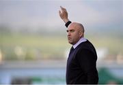 24 May 2013; Newly appointed Shelbourne FC manager John McDonnell during the match. Airtricity League Premier Division, Shamrock Rovers v Shelbourne, Tallaght Stadium, Tallaght, Co. Dublin. Picture credit: Brian Lawless / SPORTSFILE