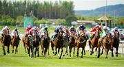 25 May 2013; Hitchens, second from right, with Johnny Murtagh up, on the way to winning the Weatherbys Ireland Greenlands Stakes. Curragh Racecourse, The Curragh, Co. Kildare. Picture credit: Ray McManus / SPORTSFILE