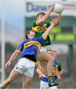 26 May 2013; Damien Somers, Kerry, in action against Tommy Ryan, Tipperary. Munster GAA Football Junior Championship, Quarter-Final, Kerry v Tipperary, Fitzgerald Stadium, Killarney, Co. Kerry. Picture credit: Diarmuid Greene / SPORTSFILE