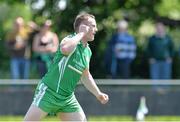 26 May 2013; Lorcan Mulvey, London, celebrates after scoring his side's first goal. Connacht GAA Football Senior Championship, Quarter-Final, London v Sligo, Emerald Park, Ruislip, London, England. Picture credit: Stephen McCarthy / SPORTSFILE