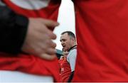 26 May 2013; Louth manager Aidan O'Rourke speaks to his players in the huddle after the game. Leinster GAA Football Senior Championship, First Round, Laois v Louth, O'Moore Park, Portlaoise, Co. Laois. Picture credit: Dáire Brennan / SPORTSFILE