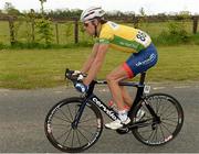 26 May 2013; Winner of the yellow jersey Marcin Bialoblocki, Britain UK Youth Pro Cycling, in action during Stage 8 of the 2013 An Post Rás. Naas - Skerries. Photo by Sportsfile