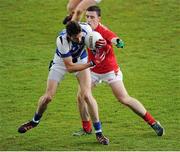 26 May 2013; Conor Boyle, Laois, in action against Derek Maguire, Louth. Leinster GAA Football Senior Championship, First Round, Laois v Louth, O'Moore Park, Portlaoise, Co. Laois. Picture credit: Dáire Brennan / SPORTSFILE
