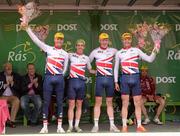 26 May 2013; The Great Britain National team who won best International Team after Stage 8 of the 2013 An Post Rás. Naas - Skerries. Photo by Sportsfile