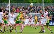 26 May 2013; Neill Gallagher, Donegal, in action against Colm Cavanagh, Tyrone. Ulster GAA Football Senior Championship, Quarter-Final, Donegal v Tyrone, MacCumhaill Park, Ballybofey, Co. Donegal. Picture credit: Ray McManus / SPORTSFILE
