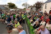 26 May 2013; A general view at the finish after Stage 8 of the 2013 An Post Rás. Naas - Skerries. Photo by Sportsfile