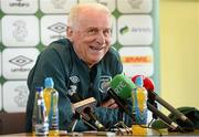 26 May 2013; Republic of Ireland manager Giovanni Trapattoni during a press conference ahead of their International Friendly against England on Wednesday. Republic of Ireland Squad Press Conference, Watford FC Training Centre, Colney, London, England. Picture credit: David Maher / SPORTSFILE