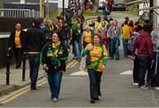 26 May 2013; Supporters make their way to the game. Ulster GAA Football Senior Championship, Quarter-Final, Donegal v Tyrone, MacCumhaill Park, Ballybofey, Co. Donegal. Picture credit: Ray McManus / SPORTSFILE