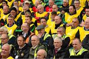 26 May 2013; Ulster Council and local Donegal stewards listen as instructions are given out before they take their posts. Ulster GAA Football Senior Championship, Quarter-Final, Donegal v Tyrone, MacCumhaill Park, Ballybofey, Co. Donegal. Picture credit: Ray McManus / SPORTSFILE