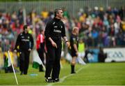 26 May 2013; Donegal manager Jim McGuinness during the game. Ulster GAA Football Senior Championship, Quarter-Final, Donegal v Tyrone, MacCumhaill Park, Ballybofey, Co. Donegal. Picture credit: Ray McManus / SPORTSFILE