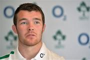 28 May 2013; Ireland captain Peter O'Mahony during a press conference ahead of the Ireland Rugby Tour to North America. Ireland Rugby Press Conference, Carton House, Maynooth, Co. Kildare. Picture credit: Barry Cregg / SPORTSFILE
