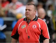 26 May 2013; Fergal McCann, Tyrone trainer. Ulster GAA Football Senior Championship, Quarter-Final, Donegal v Tyrone, MacCumhaill Park, Ballybofey, Co. Donegal. Picture credit: Oliver McVeigh / SPORTSFILE