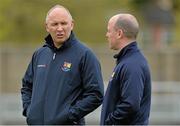 26 May 2013; Longford manager Glenn Ryan, right, and selector Padraic Davis. Leinster GAA Football Senior Championship, First Round, Wicklow v Longford, County Grounds, Aughrim, Co. Wicklow. Picture credit: Matt Browne / SPORTSFILE