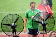 29 May 2013; Jamie Roberts, British & Irish Lions, during squad training ahead of their game against Barbarian FC on Saturday. British & Irish Lions Tour 2013, Squad Training, Aberdeen Sports Ground, Hong Kong, China. Picture credit: Stephen McCarthy / SPORTSFILE