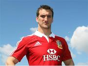 30 April 2013; British and Irish Lions captain Sam Warburton during the 2013 British & Irish Lions team announcement. London Syon Park, Middlesex, London, England. Picture credit: Matthew Impey / SPORTSFILE