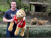 30 April 2013; Ulster's Tommy Bowe pictured in Belfast Zoo after he was announced as a member of the 37 man 2013 British & Irish Lions squad. Belfast Zoo, Belfast, Co. Antrim. Picture credit: John Dickson / SPORTSFILE