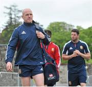 20 May 2013; British & Irish Lions' Paul O'Connell arrives for training ahead of the British & Irish Lions Tour 2013. British & Irish Lions Tour 2013, Training, Carton House, Maynooth, Co. Kildare. Picture credit: Stephen McCarthy / SPORTSFILE