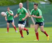 21 May 2013; Conor Murray and Paul O'Connell, left, British & Irish Lions, in action during squad training ahead of the British & Irish Lions Tour 2013. British & Irish Lions Tour 2013 Squad Training, Carton House, Maynooth, Co. Kildare. Picture credit: Stephen McCarthy / SPORTSFILE
