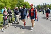 21 May 2013; Conor Murray, left, and Sean Maitland, British & Irish Lions, arrive for squad training ahead of the British & Irish Lions Tour 2013. British & Irish Lions Tour 2013 Squad Training, Carton House, Maynooth, Co. Kildare. Picture credit: Stephen McCarthy / SPORTSFILE