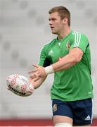 29 May 2013; Dan Lydiate, British & Irish Lions, during squad training ahead of their game against Barbarian FC on Saturday. British & Irish Lions Tour 2013, Squad Training, Aberdeen Sports Ground, Hong Kong, China. Picture credit: Stephen McCarthy / SPORTSFILE