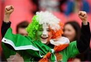 29 May 2013; Republic of Ireland supporter Conor Donoghue, age 10, from Dublin, at the game. Friendly International, England v Republic of Ireland, Wembley Stadium, London, England. Picture credit: David Maher / SPORTSFILE