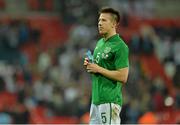 29 May 2013; Republic of Ireland's Sean St. Ledger after the game. Friendly International, England v Republic of Ireland, Wembley Stadium, London, England. Picture credit: Barry Cregg / SPORTSFILE