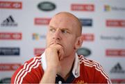 30 May 2013; Paul O'Connell, British & Irish Lions, during the team announcement, where he was named as captain in the absence of the injured Sam Warburton, ahead of their game against Barbarian FC on Saturday. British & Irish Lions Tour 2013, Team Announcement, Grand Hyatt Hotel, Hong Kong, China. Picture credit: Stephen McCarthy / SPORTSFILE