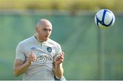 30 May 2013; Republic of Ireland's Conor Sammon in action during squad training ahead of their Three International Friendly against Georgia on Sunday. Republic of Ireland Squad Training, Gannon Park, Malahide, Co. Dublin. Picture credit: David Maher / SPORTSFILE