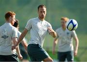 30 May 2013; Republic of Ireland's David Meyler in action during squad training ahead of their Three International Friendly against Georgia on Sunday. Republic of Ireland Squad Training, Gannon Park, Malahide, Co. Dublin. Picture credit: David Maher / SPORTSFILE